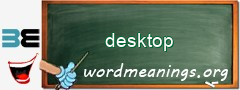 WordMeaning blackboard for desktop